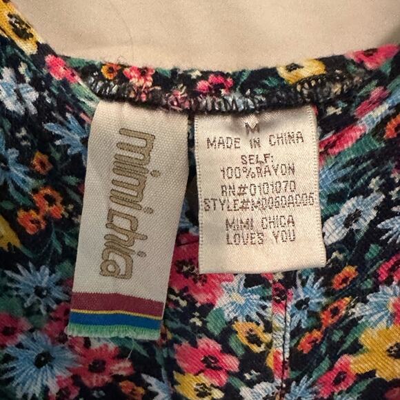 Mimi Chica Floral Midi Dress – Women’s Size M - Picture 4 of 4